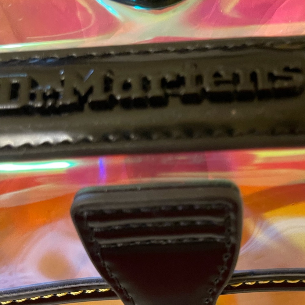Dr. Martens Heart Shaped Iridescent Transparent Backpack - NWT * - Picture 9 of 10